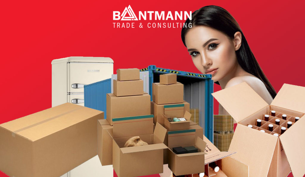 Verpackungsmaterial, Versandkartons.Online-Shop Bantmann Trade & Consulting UG. Großhändler Autos & Teile und Dienstleistung Weltweit.