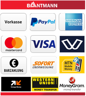 Zahlungsarten-Payment methods- Méthode de paiement